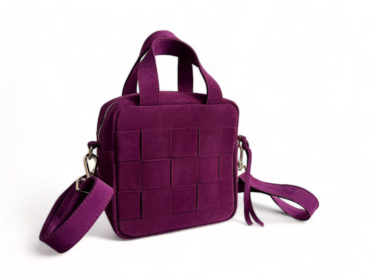Plum colored handbags discount